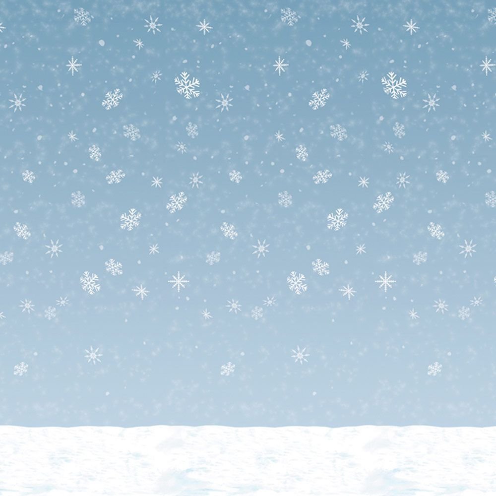 Winter Sky Plastic Backdrop Pack of 6