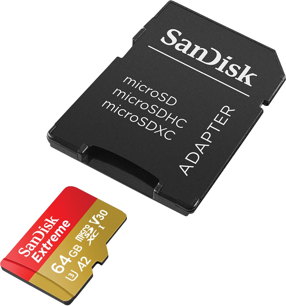 Sandisk Extreme 64 Gb Microsdxc Uhs I Class 10, W128273944 (Class 10)