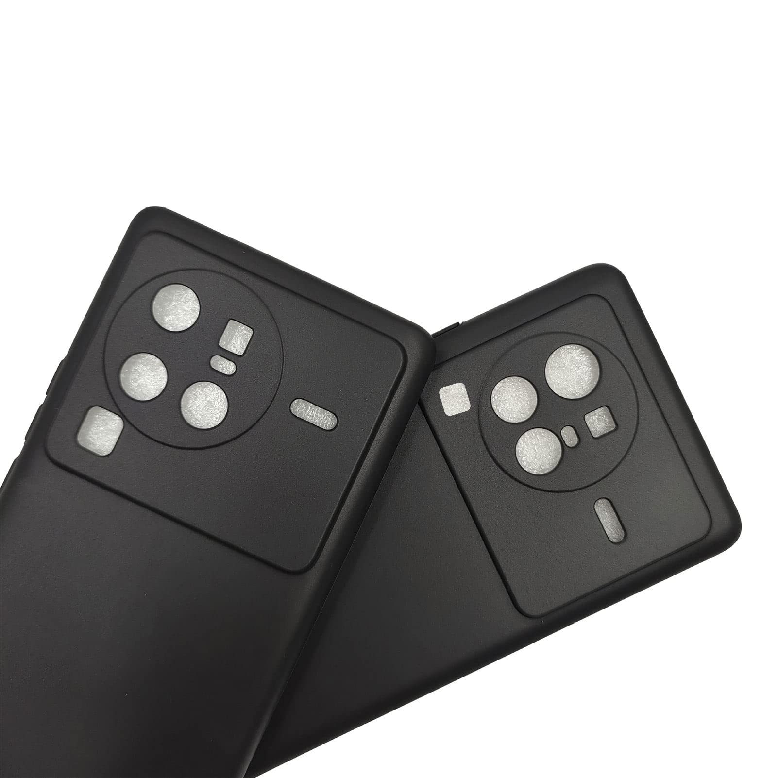 Aqgg 2 Pack Tempered Glass Film + Cover For Vivo X80 Pro [6.78''], 9H Hardness Screen Protector And Soft Silicone Case Bumper Sh