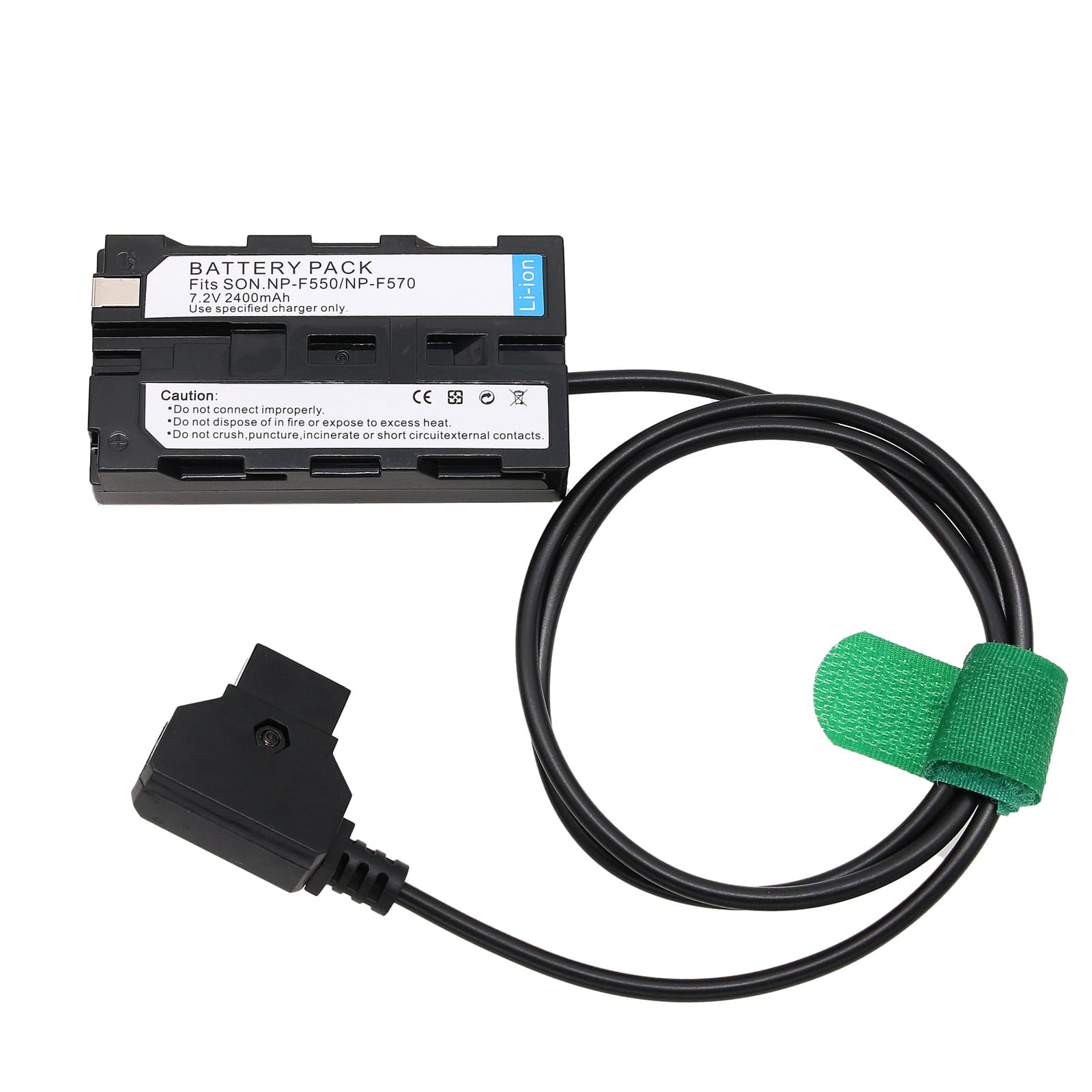 Hangton Camera Monitor D Tap Np F970 F570 F550 Dummy Battery Power Adapter For Atomos Shogun Inferno Ninja, Bmpcc 6K Pro, Zoom F6