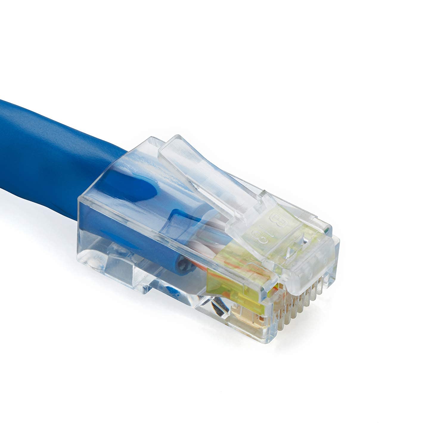 trueCABLE Cat6/6A RJ45 Connectors, Staggered, Unshielded (UTP) Modular Plug, UL Listed, Load Bar, Gold Plated 3 Prong 8P8C, 20 P