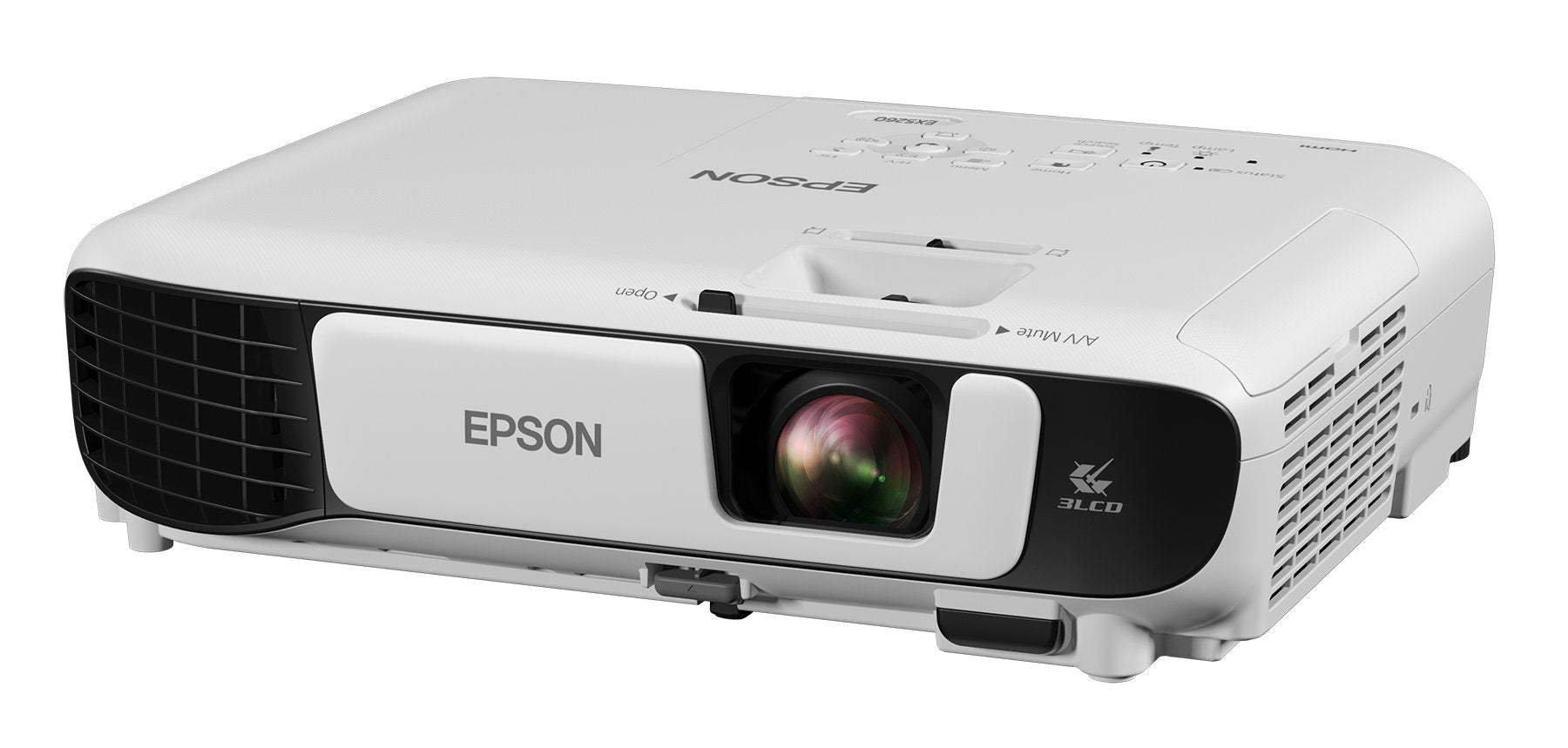 Epson Ex5260 Xga 3,600 Lumens Color Brightness (Color Light Output) 3,600 Lumens White Brightness (White Light Output) Wireless Hdmi 3Lcd Projector