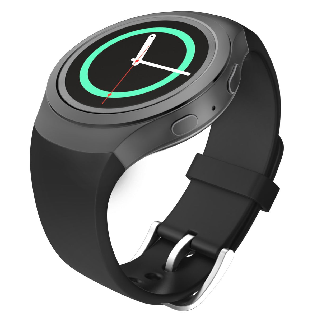 Moko Watch Band Compatible With Samsung Gear S2, Soft Silicone Replacement Sport Band Fit Gear S2 (Sm-R720 / Sm-R730 Only) Smart