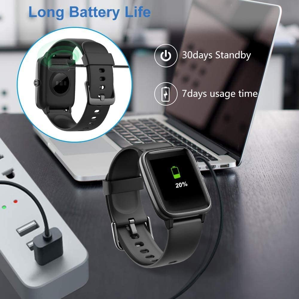 Compatible With Gerafame Smart Watch Charger, Lamshaw Magnetic Replacement Charger Compatible With Gerafame Smartwatch Y6/Weurgh