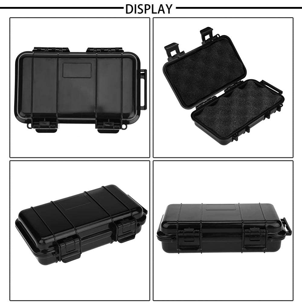Eboxer 3 Sizes Protective Waterproof Case, Outdoor Shockproof Storage Case, With Sponge, For Loading Smartphone Hard Drive, And