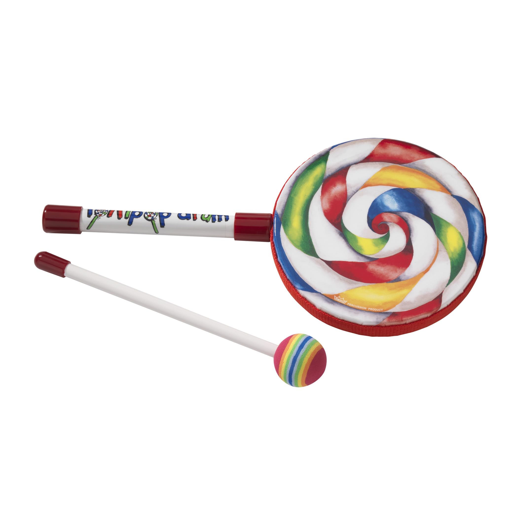 Remo Et 7106 00 Kids Percussion Lollipop Drum, 6''