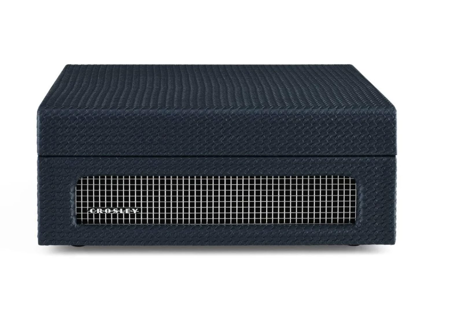 Crosley Cr8017B Ny Voyager Vintage Portable Vinyl Record Player Turntable With Bluetooth In/Out And Built In Speakers, Navy