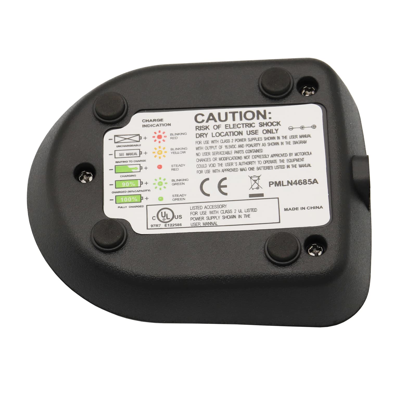 Ni Mh Ni Cd Li Ion Battery Charging Dock Desktop Charger Compatible With Motorola A6 A8 Magone Bpr40 Bc130 Two Way Radio Pmln482