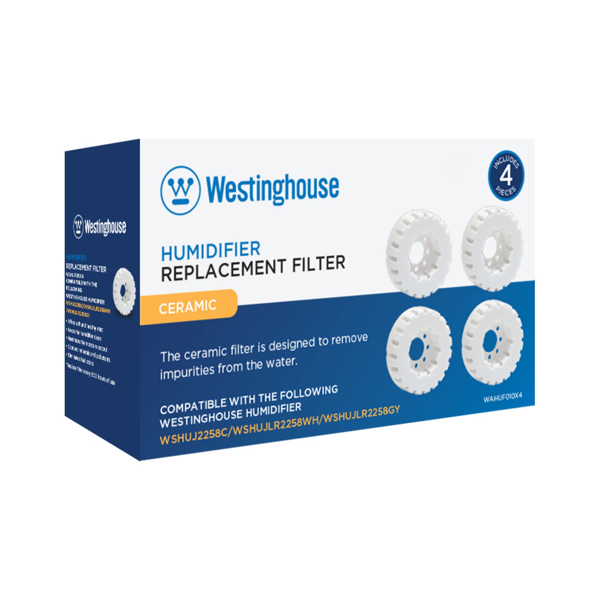 Westinghouse Humidifier Replacement Filter   Set Of 4 Ceramic Ball Filters With Honeycomb Filtertrap System And Soft And Healthy
