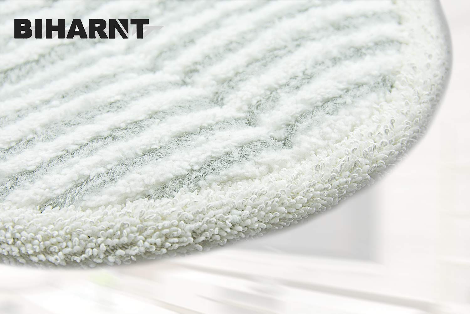 Biharnt 2124,2039A,2307,23157,20391,20399 Replacement Mop Pads Compatible With Bissell Spinwave Mop(8 Pack)