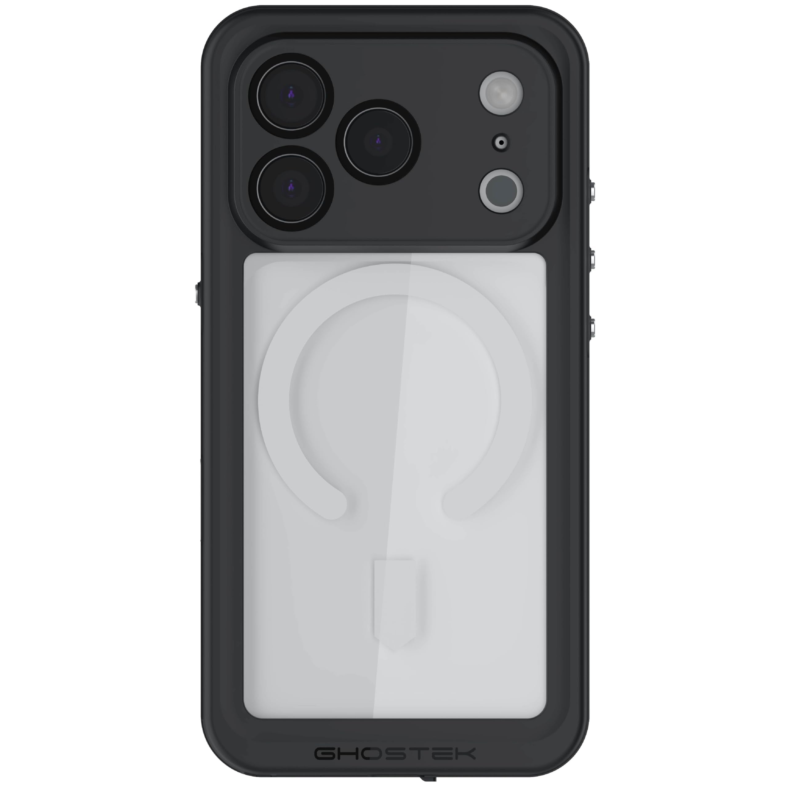 Ghostek Nautical Slim Waterproof iPhone 17 Pro Case - Built-in Screen and Camera Lens Protector, Compatible with MagSafe Accesso