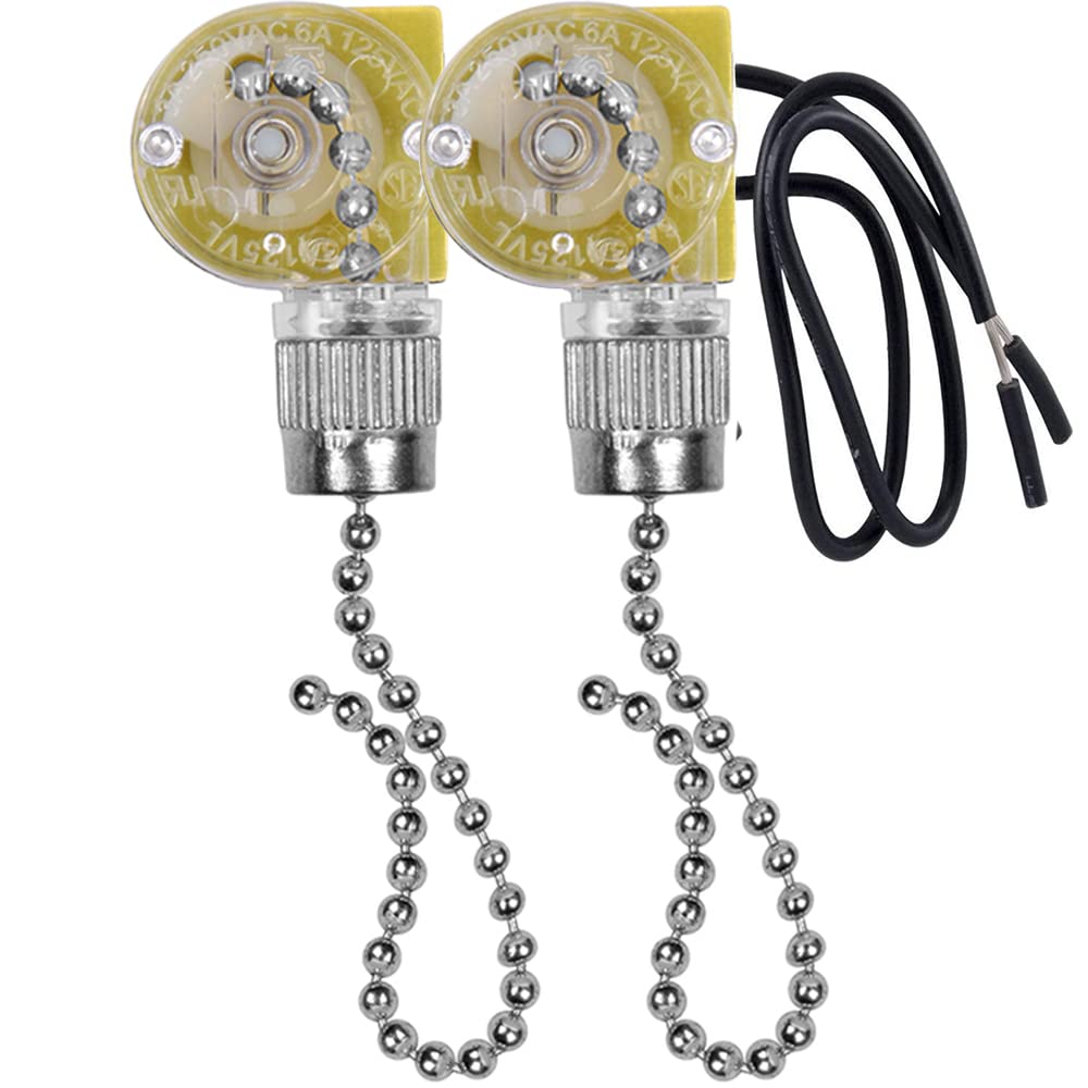 Akahttbn Ceiling Fan Switch Zing Ear Ze 109 Two Wire Light Switch With Pull Cords For Ceiling Light Fans Lamps And Wall Lights P