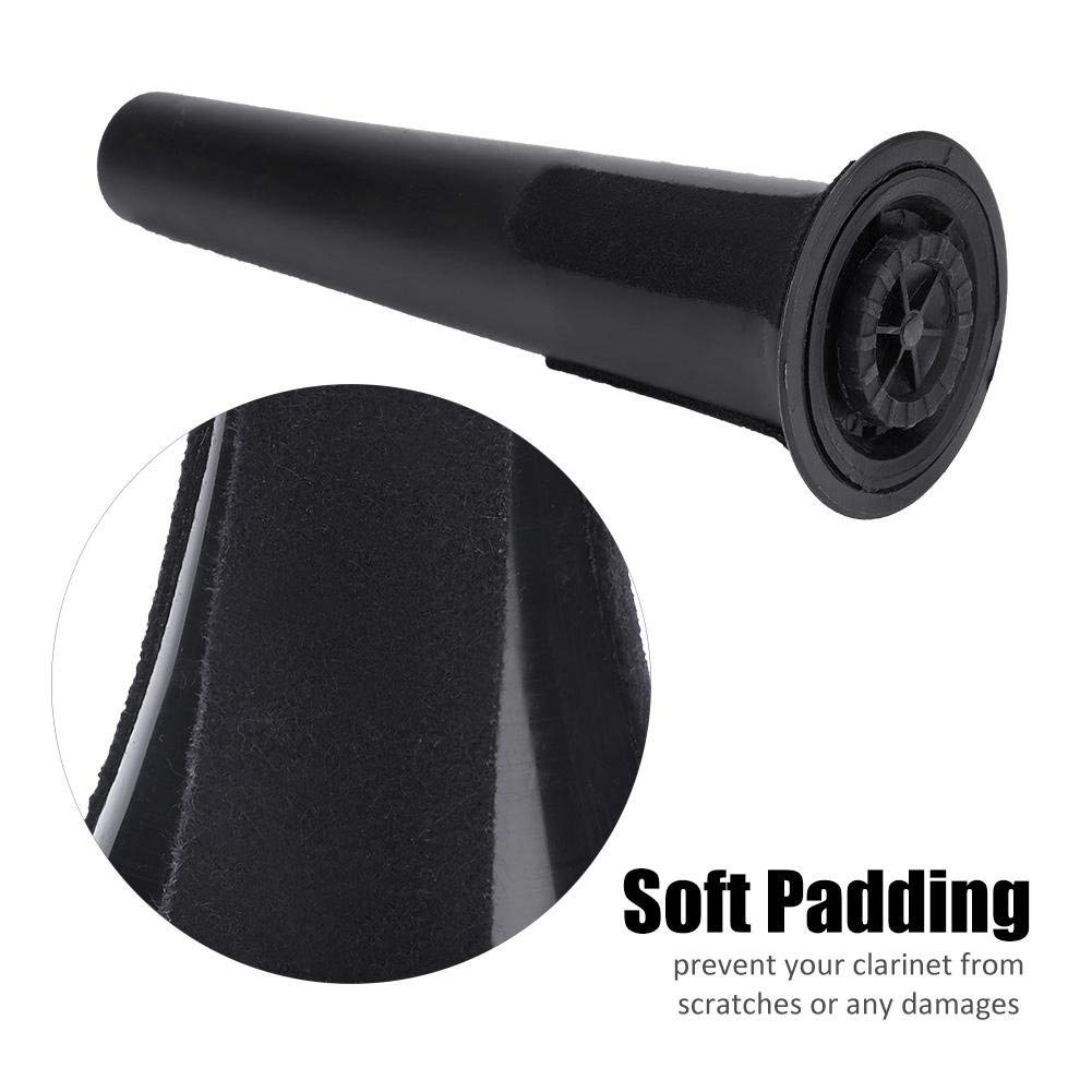 Dilwe Folding Saxophone Stand, Soprano Saxophone Instrument Support Frame, Black