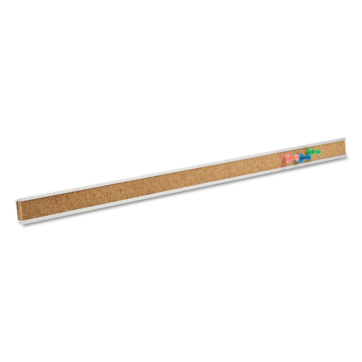 Quartet 2006 Bulletin Bar, Self Healing Cork, 48 Inch L, Aluminum Frame