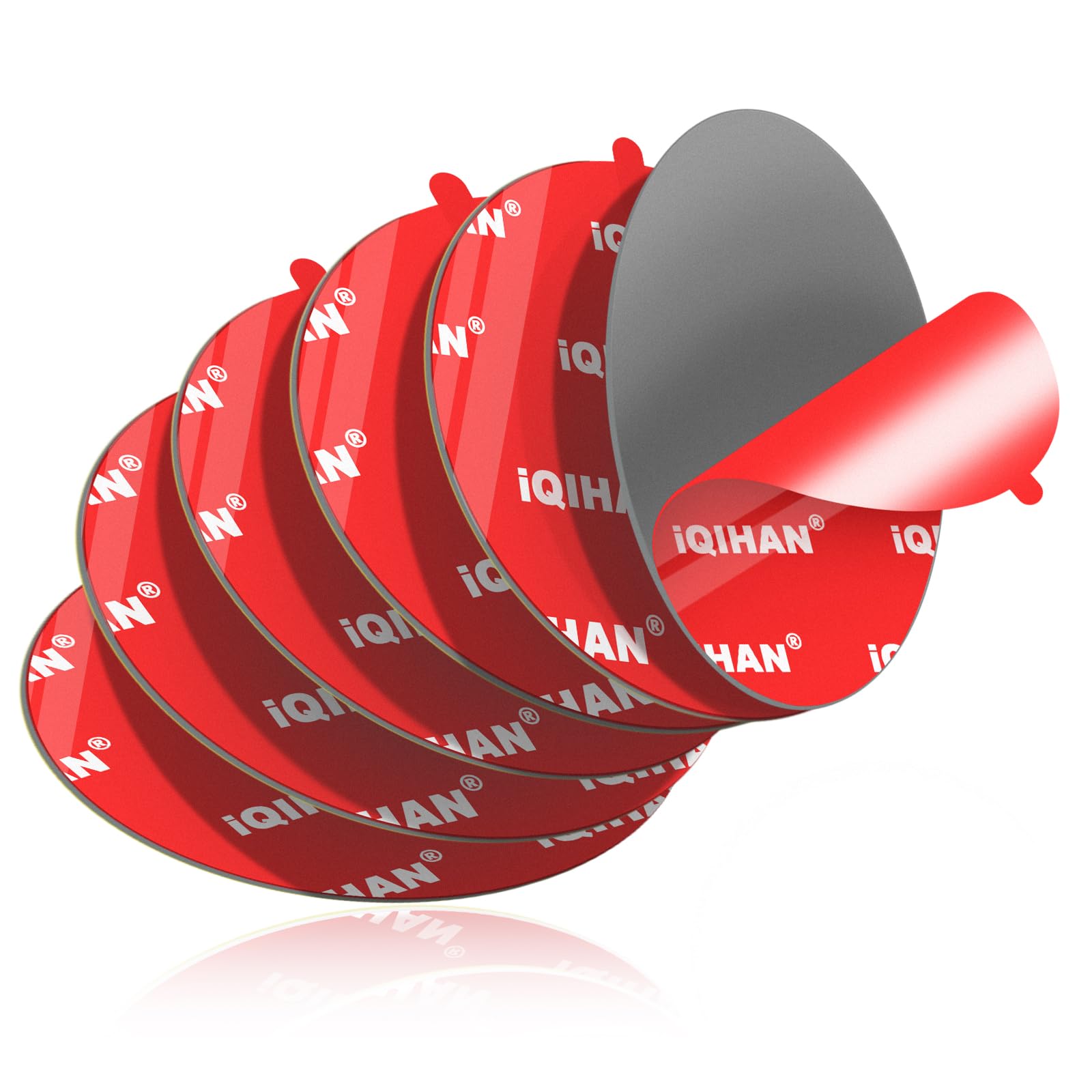 Sticky Pads For Car Phone Mount, 6Pcs 2.76''(70Mm) Heavy Duty Adhesive For Dashboard/Windshield Cellphone Holder Suction Cup Bas