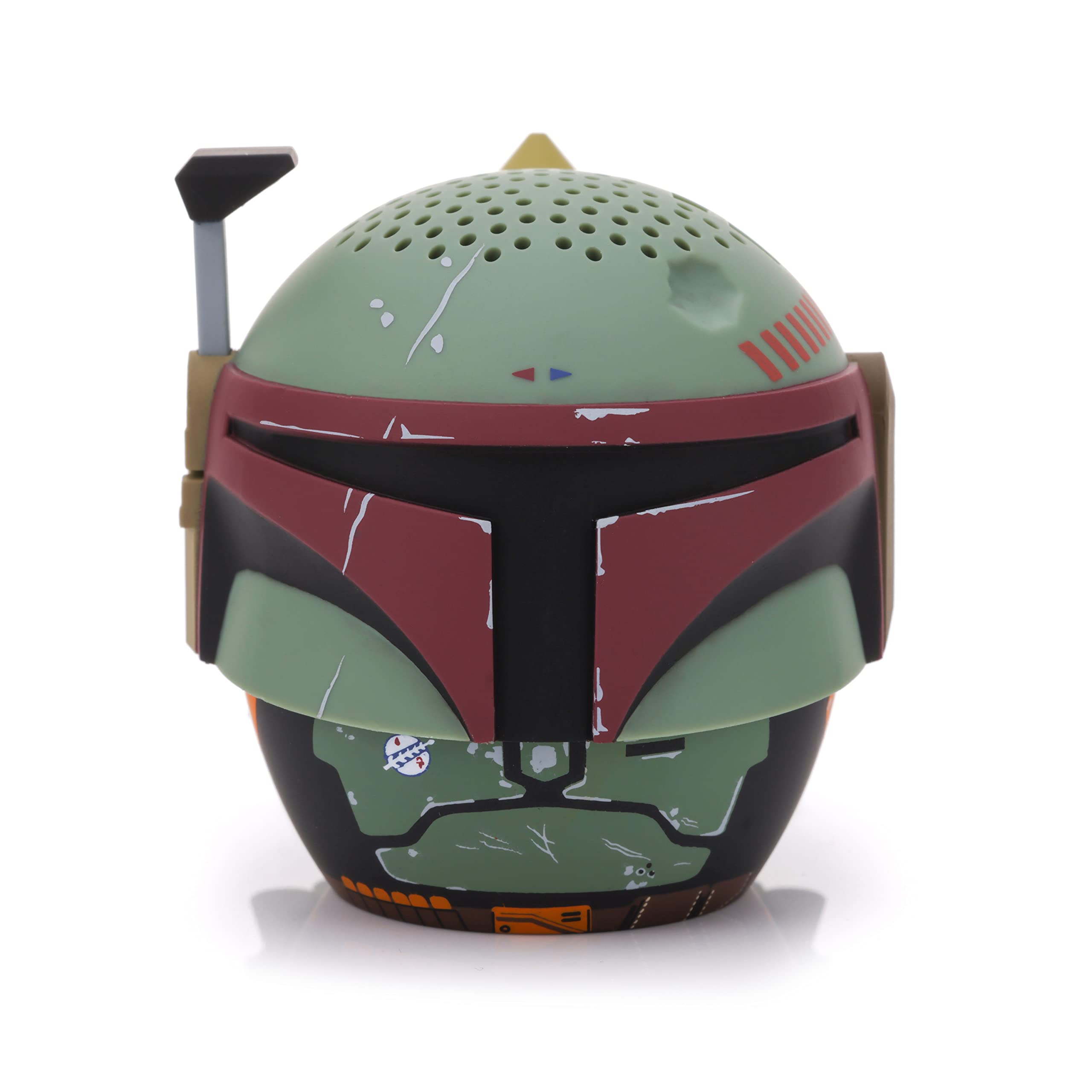 Bitty Boomers Star Wars: Book Of Boba Fett   Boba Fett Mini Bluetooth Speaker, Olive Green, 2.3 Inches