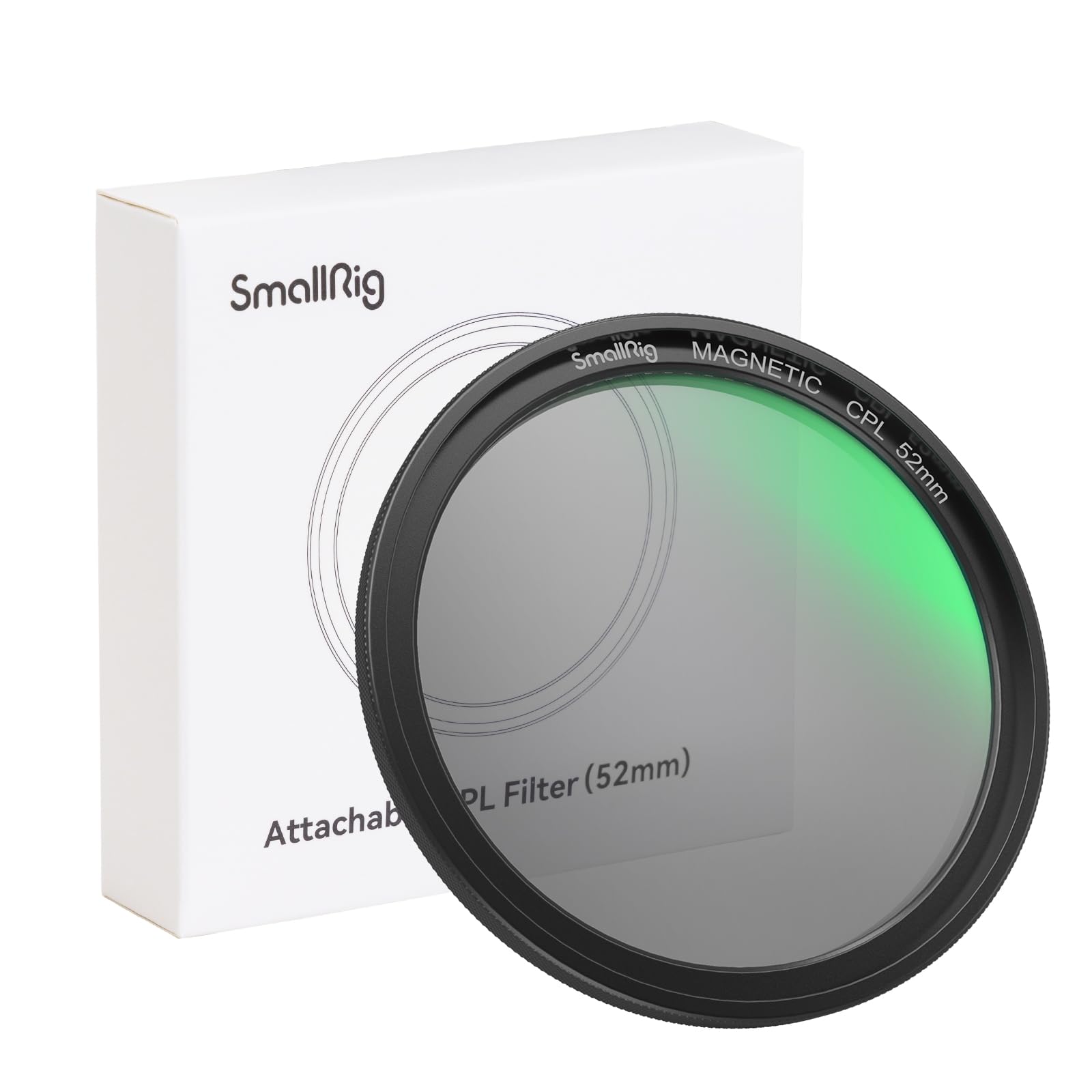Smallrig 52Mm Magnetic Circular Polarizers Filter, Hd Optical Glass 28 Layer Multi Nano Coated Circular Polarizing Filter Magnet