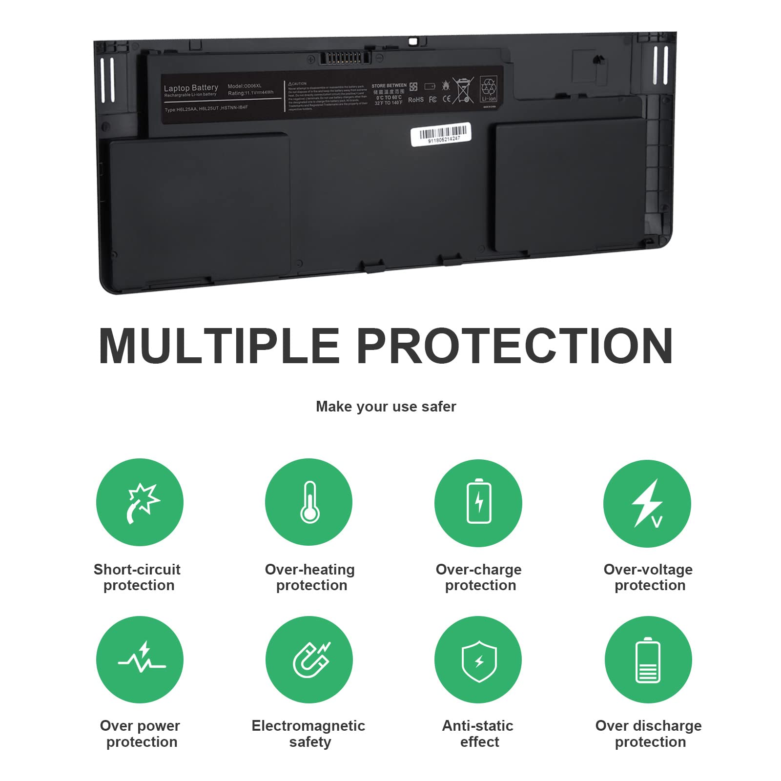 Fancy Buying New Od06Xl 698943 001 Laptop Battery For Hp Elitebook Revolve 810 G1 Tablet Hp Elitebook Revolve 810 Tablet Hstnn I