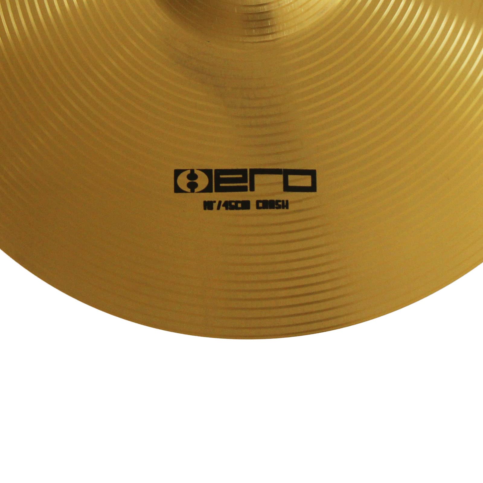 Arborea Crash Cymbal 18'' Gold Hero Brilliant Finish Bright Sound Drum Cymbal For Practice (18''Crash)