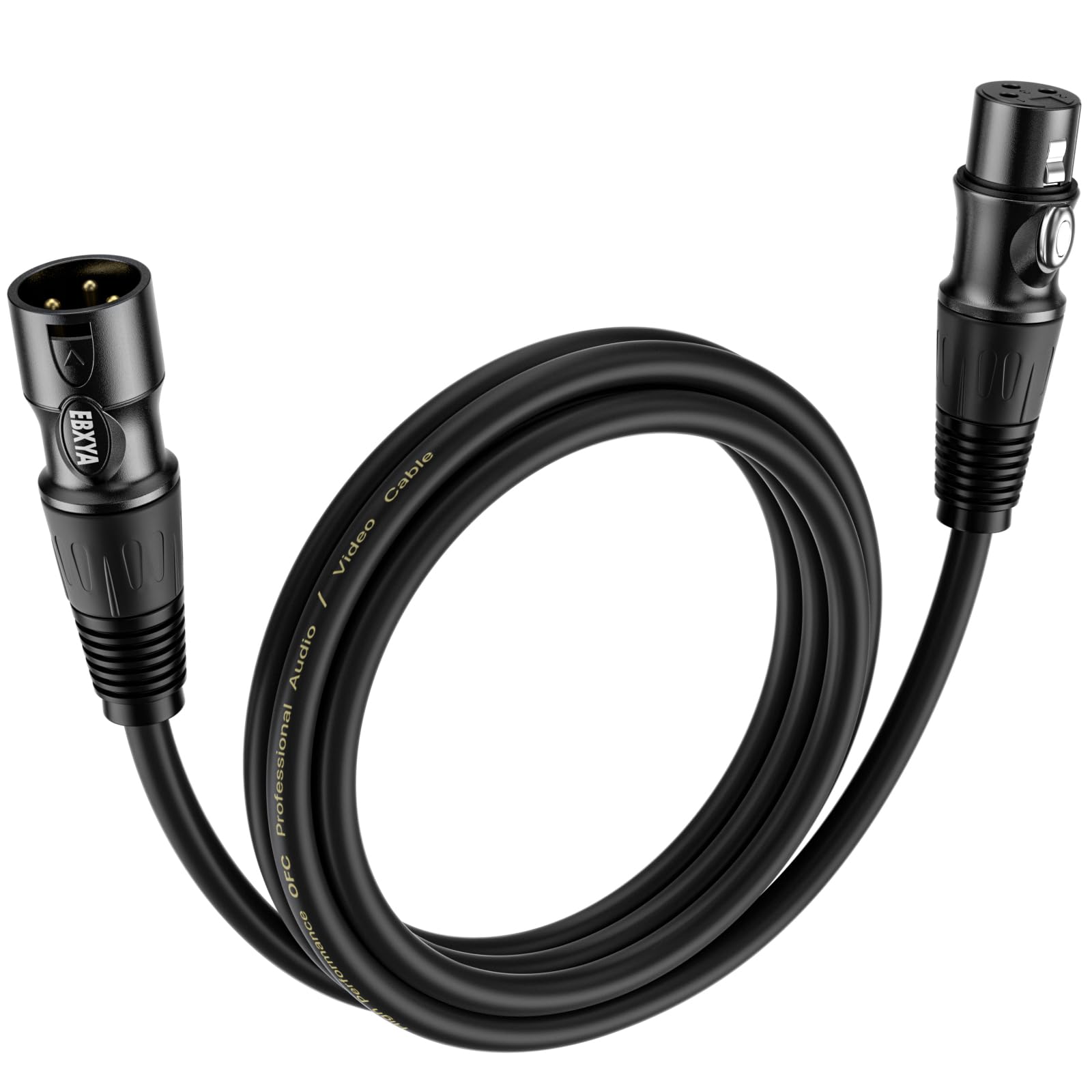 Ebxya Xlr Cables 3Ft   Xlr Male To Female Microphone Cable With 3 Pin Balanced Shielded Xlr Speaker Cable