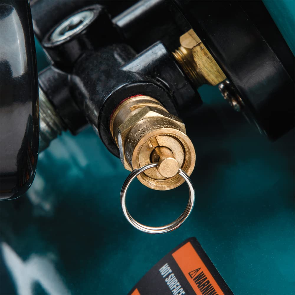 Makita Mac100Q Quiet Series, 1/2 Hp, 1 Gallon Compact, Oil Free, Electric Air Compressor