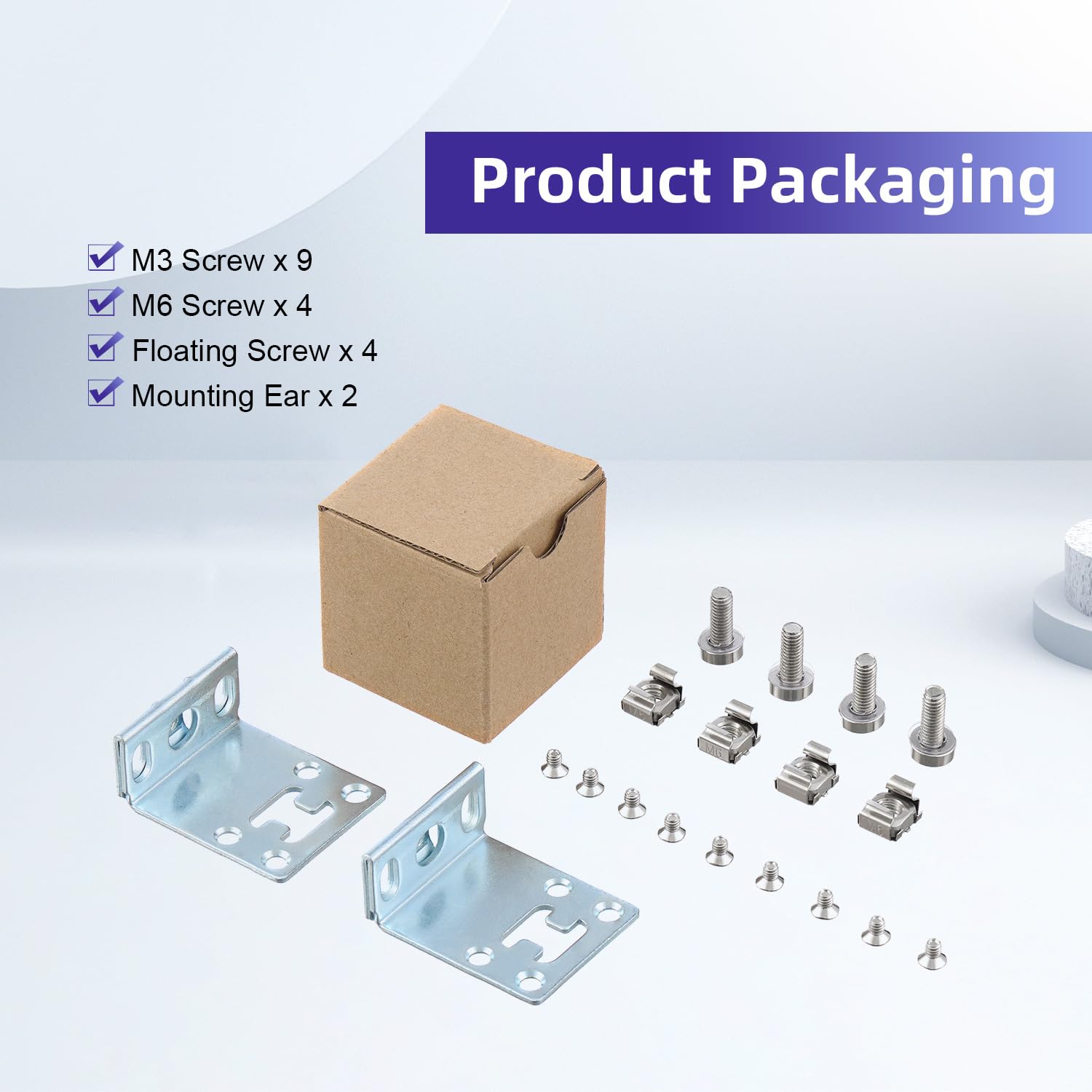 Phyinlan Rack Mount Kit For 17.3 Inch Juniper Switches Rack Ears For Juniper Ex2200/Ex2300