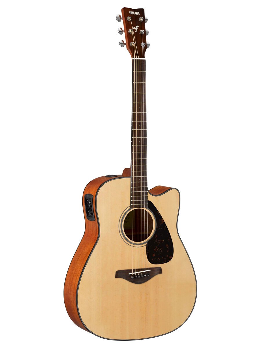 Yamaha Fgx800C Solid Top Cutaway Acoustic Electric Guitar, Dreadnought