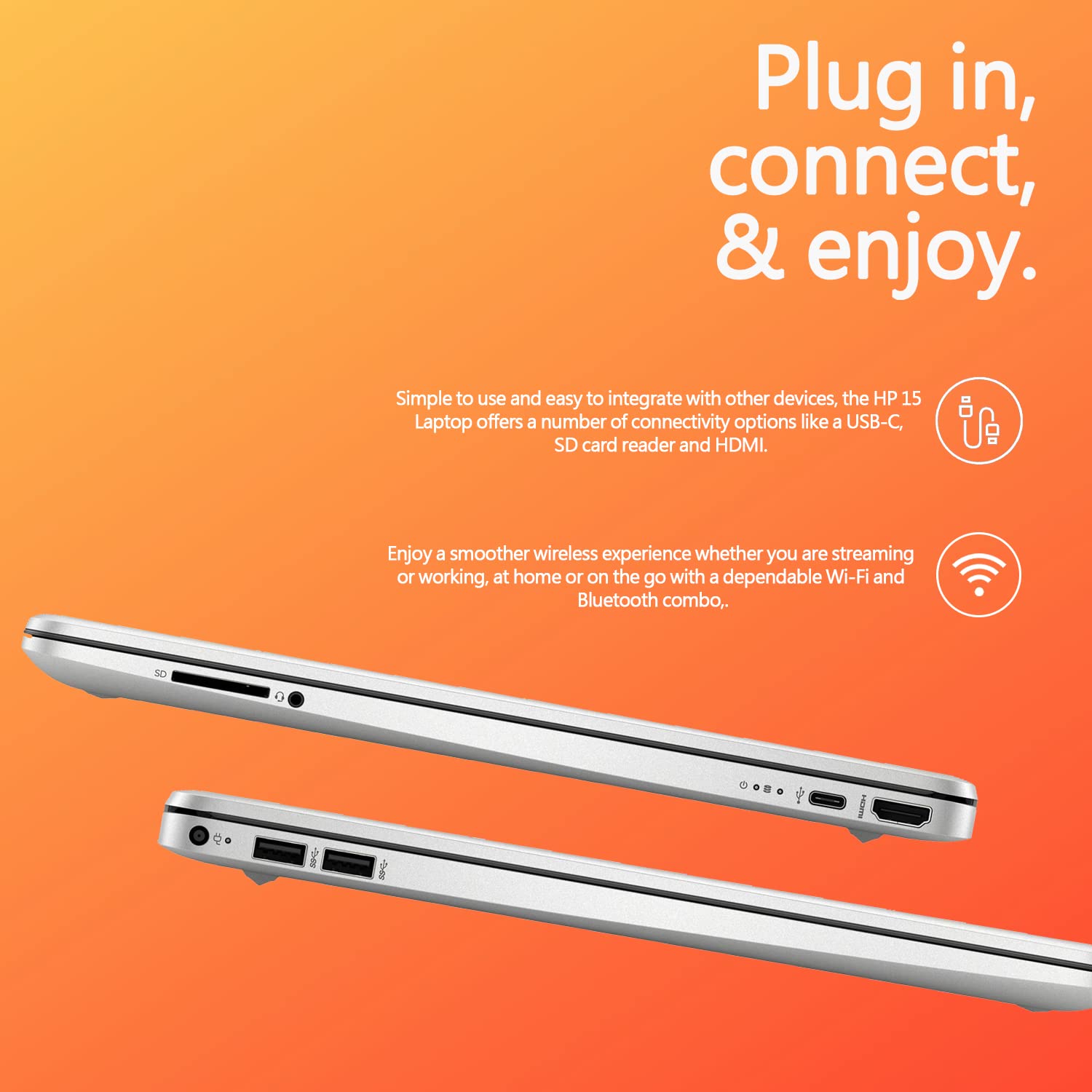 Hp 15.6'' Laptop, Intel Core I3 1115G4 Processor, Intel Uhd Graphics, 15.6'' Hd Led Display, Online Meeting Ready, Wi Fi And Blu