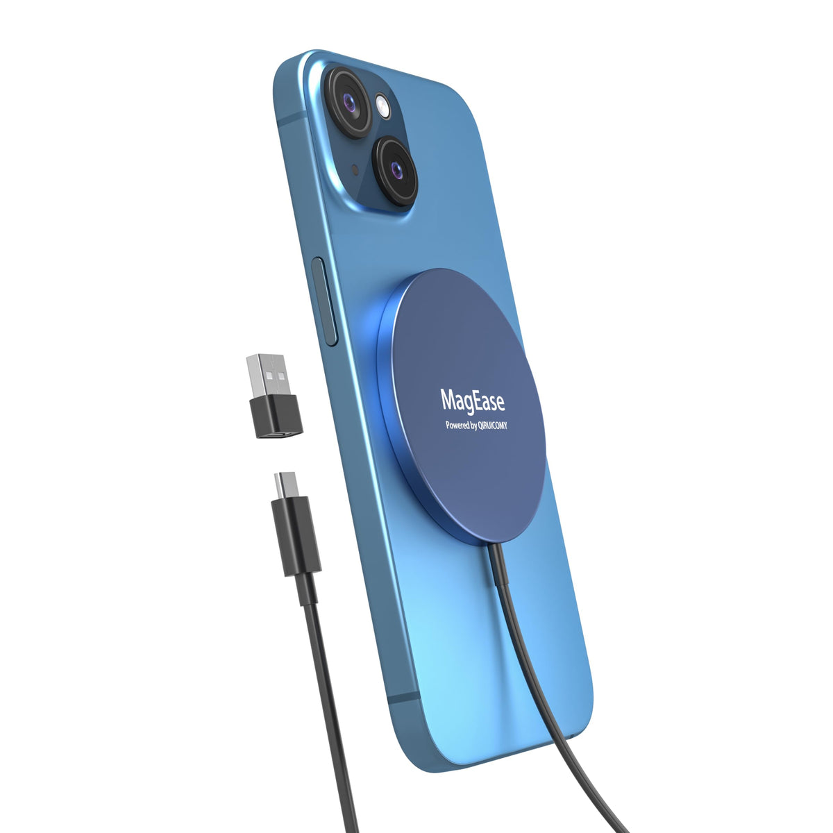 Magnetic Wireless Charger,Magease 15W Wireless Charger Mag-Safe For Iphone Compatible With Iphone Iphone 14/13/12 Series And Air