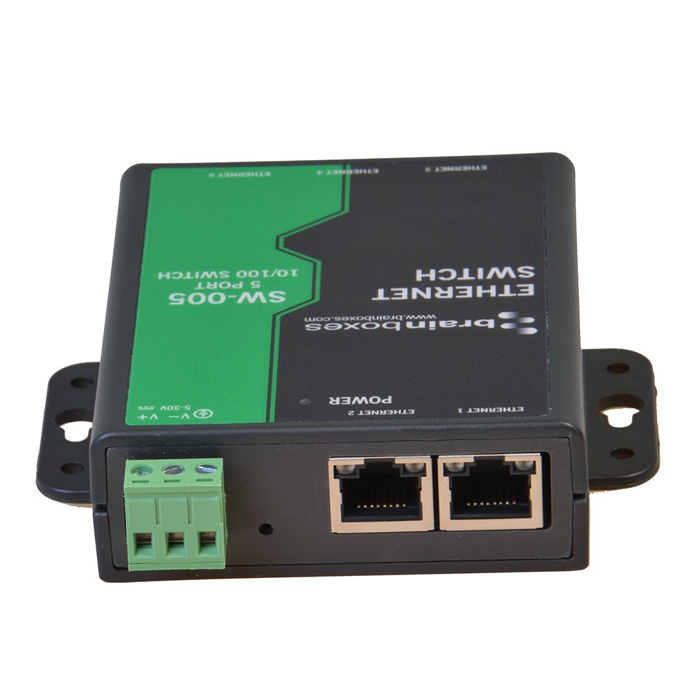 Brainboxes Switch   5 Ports   Din Rail Mountable (Sw 005)