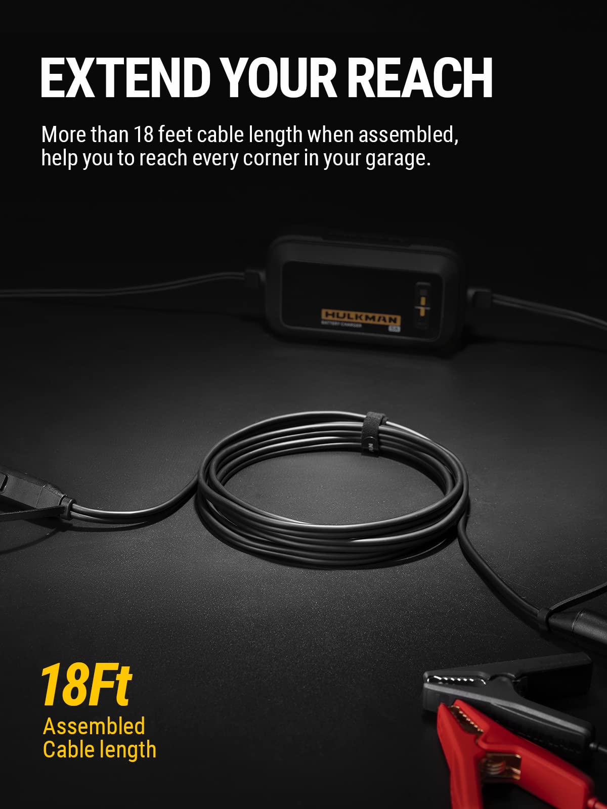 Hulkman Sigmae01 9.2 Feet (2.8 Meters) Extension Cable For Sigma 1/ Sigma 5 Battery Charger