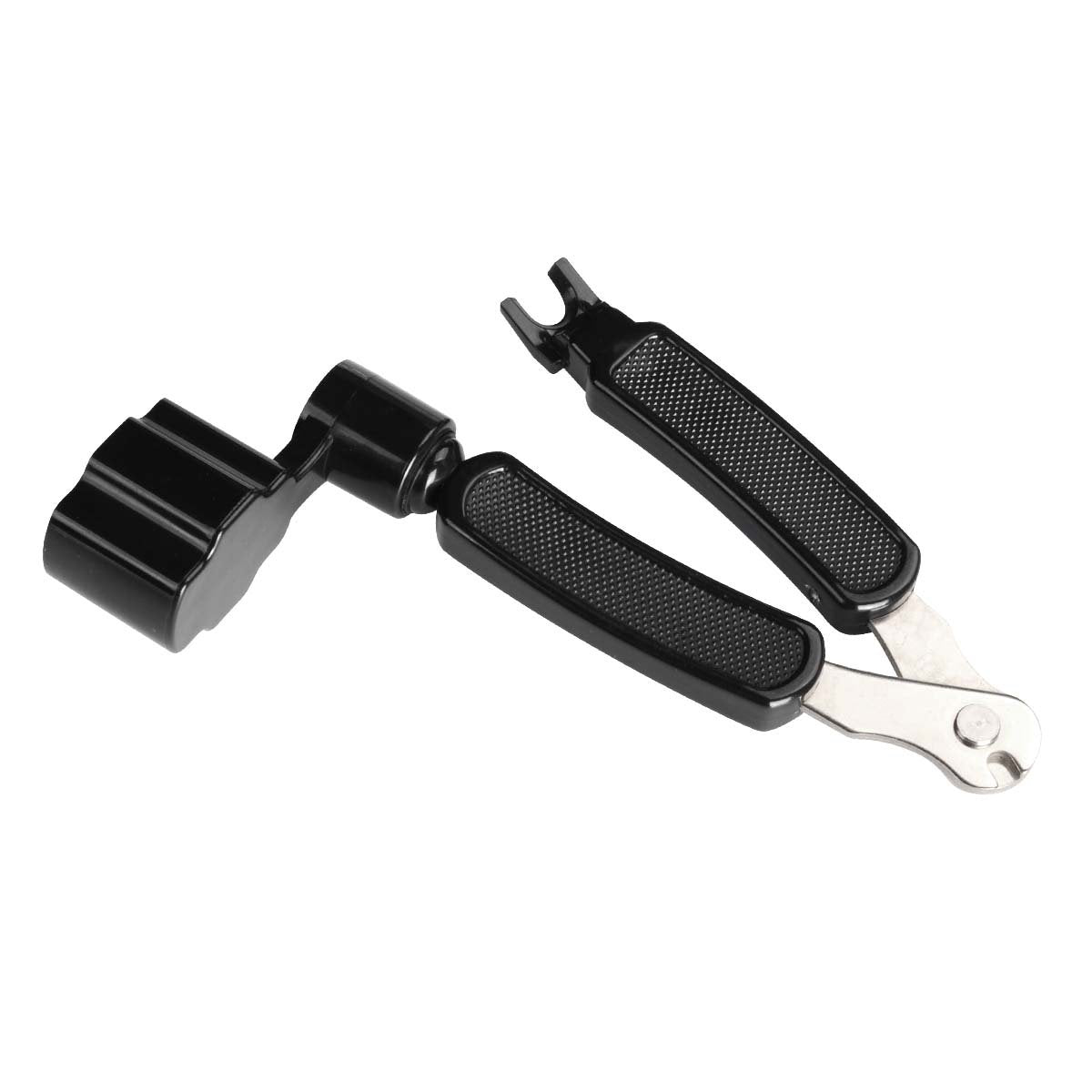 Black 3 In 1 Multifunction Guitar String Winder String Cutter Pin Puller,Musicone