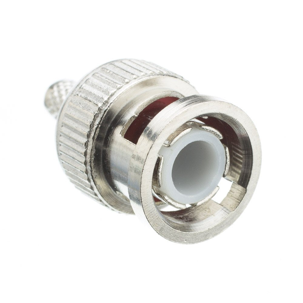 Cablewholesale Rg58 Solid Core Bnc Male Crimp Connector, 3 Piece Set