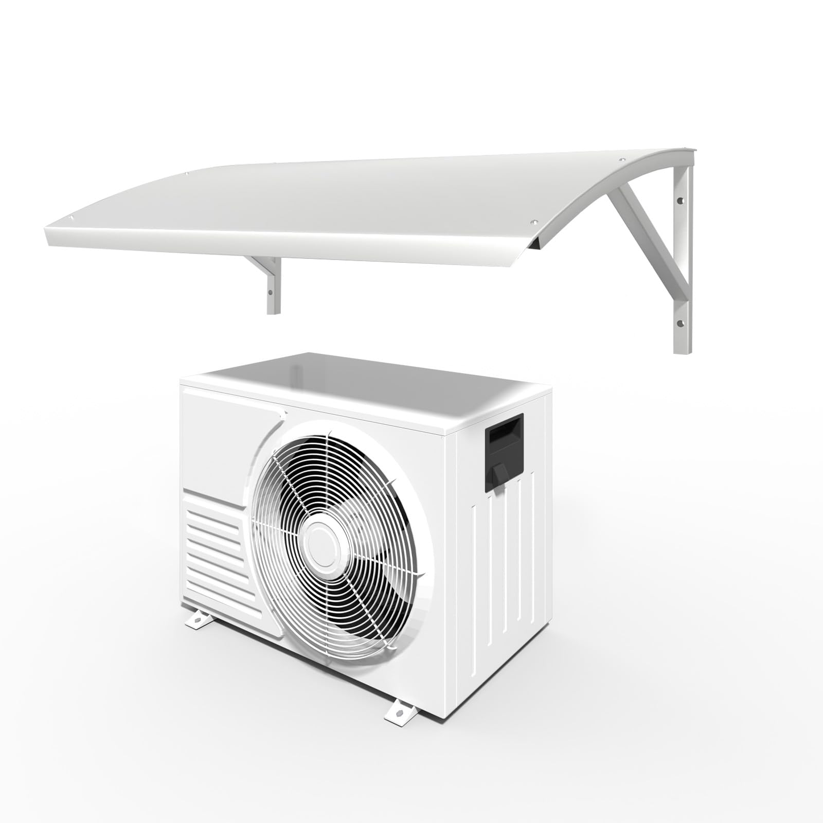 41.7in Outdoor Mini Split Cover Condenser Sun Shade, Air Conditioner Cover for Outside Units Snow AC Compressor Awning, Patio Aw