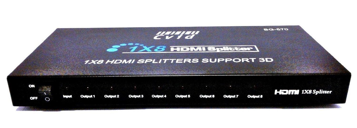 Ckitze Bg-570 Hdmi 1 To 8 Hdmi Ports V1.3 Hdcp 8 Hdmi Splitter Switcher