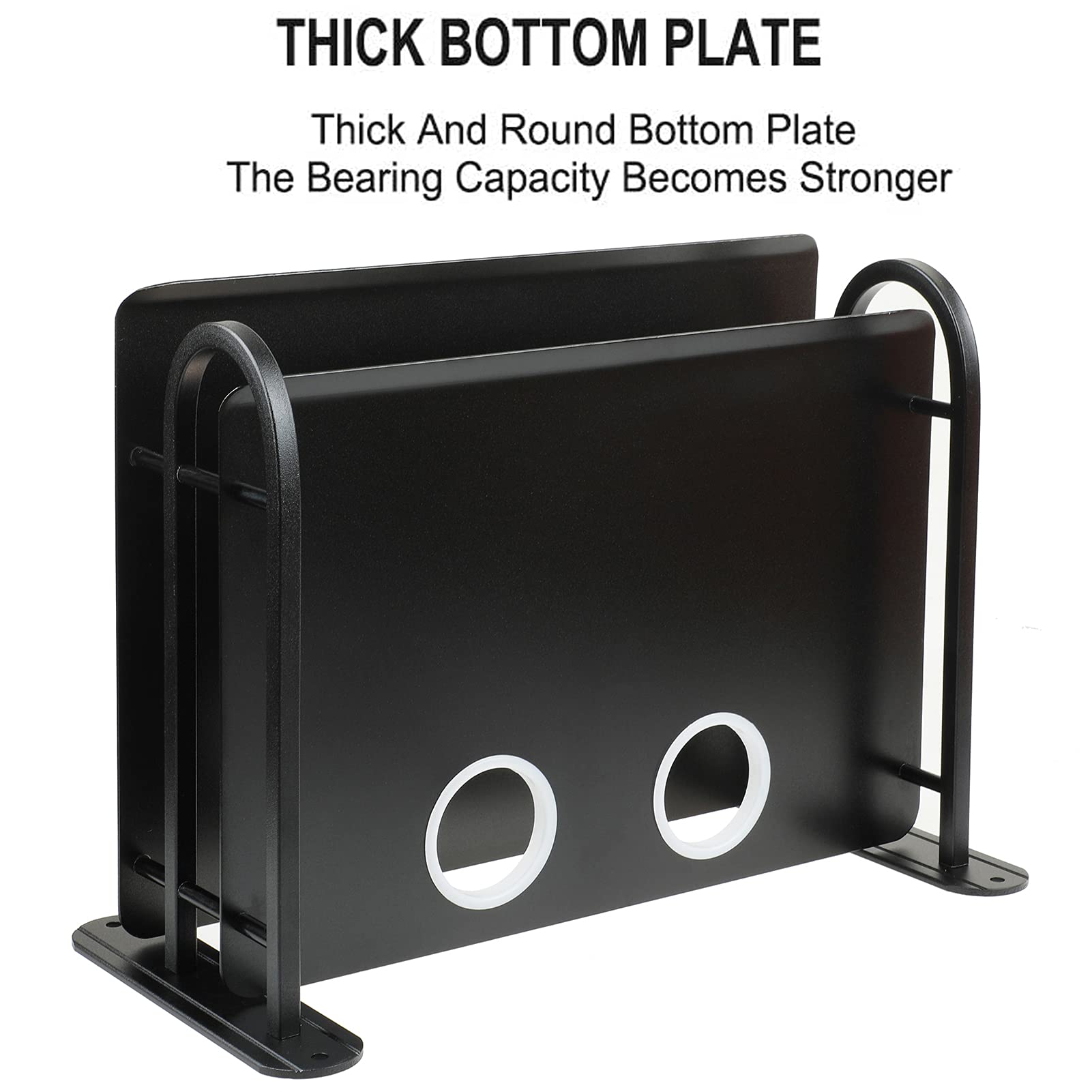 Z Color Black Metal Double Wireless Wifi Router Storage Box/Tv Set Box Shelf Wall Hanging Plug Board Bracket Cable Storage Organ