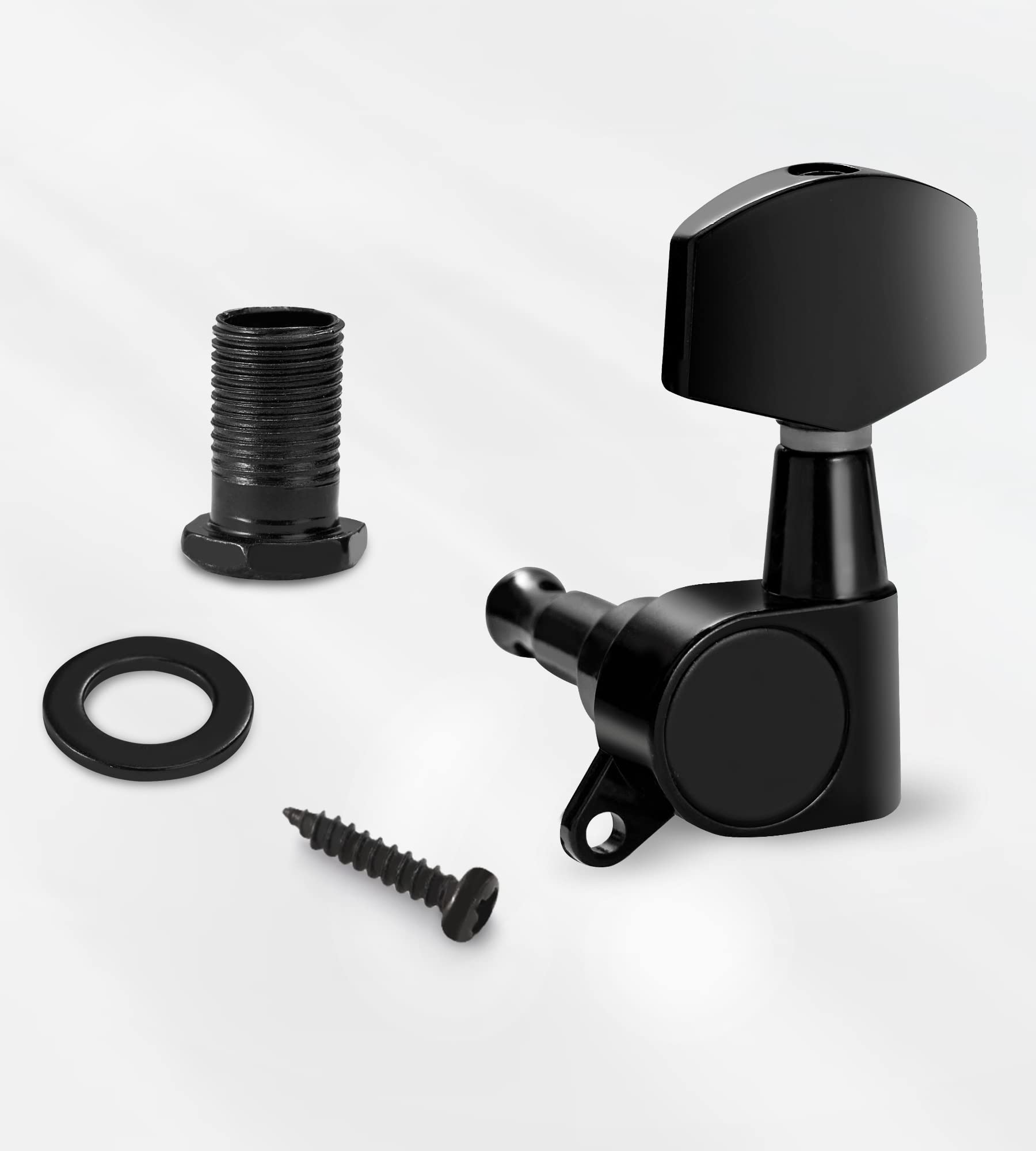 Vangoa 3L3R 6 Pieces Semi-Closed Guitar String Tuning Pegs Tuner Machine Heads Knobs Tuning Keys For Acoustic Or Electric Guitar