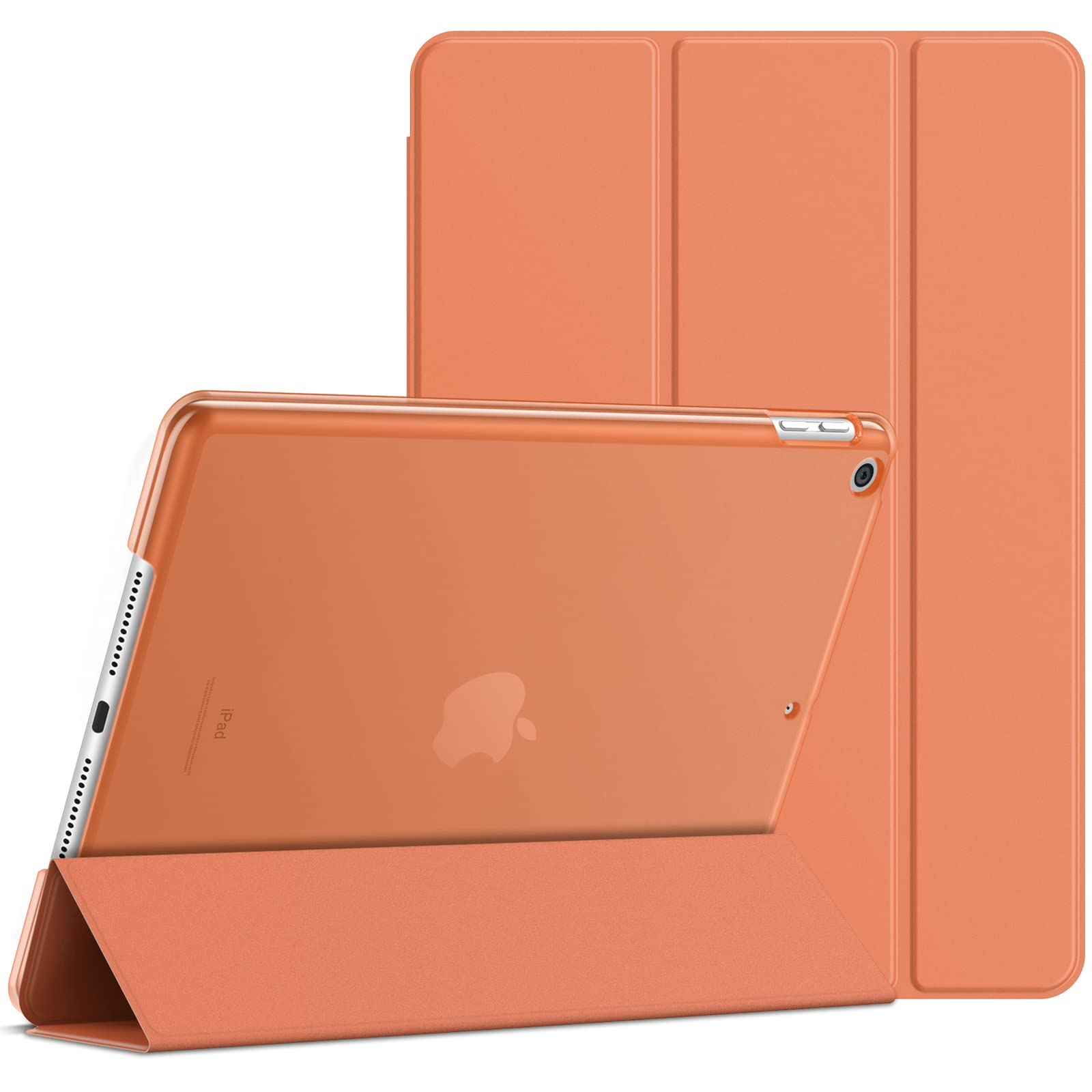 JETech Case for iPad (9.7-Inch, 2018/2017 Model, 6th/5th Generation), Smart Cover Auto Wake/Sleep (Papaya)