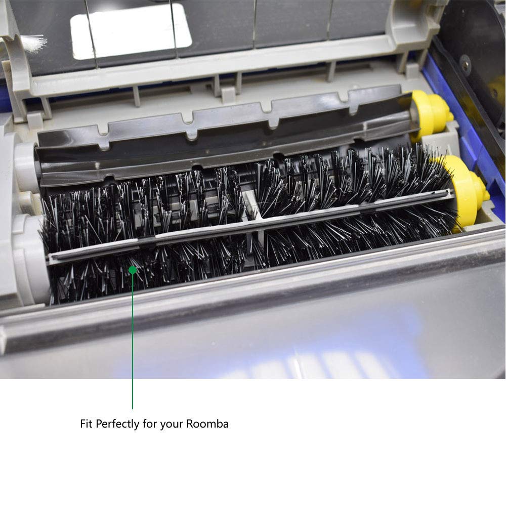 Neutop Replacement Bristle & Flexible Beater Brush Compatible With Irobot Roomba 600 And 700 Series 614 618 630 635 640 645 650