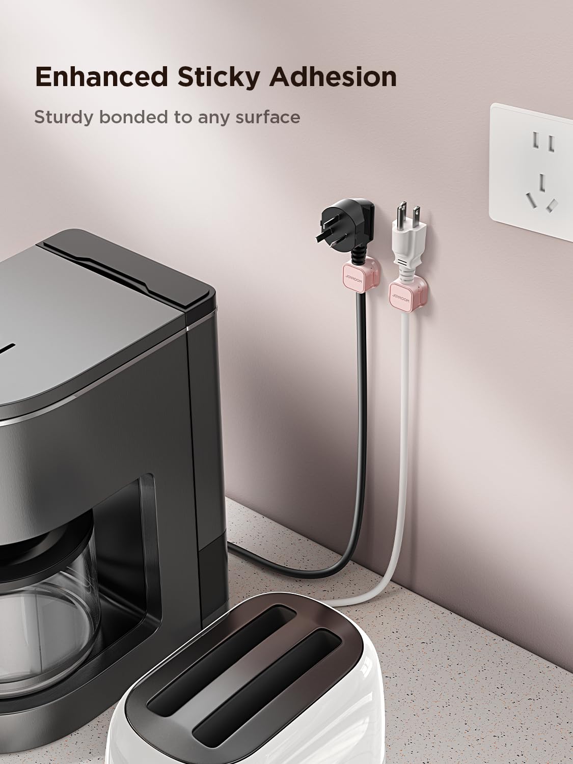 6 Pack Magnetic Cable Organizer, Adhesive Desk Cord Management, [Cable Smooth Adjustable] Wire Holder Keeper Charging Cable Clip