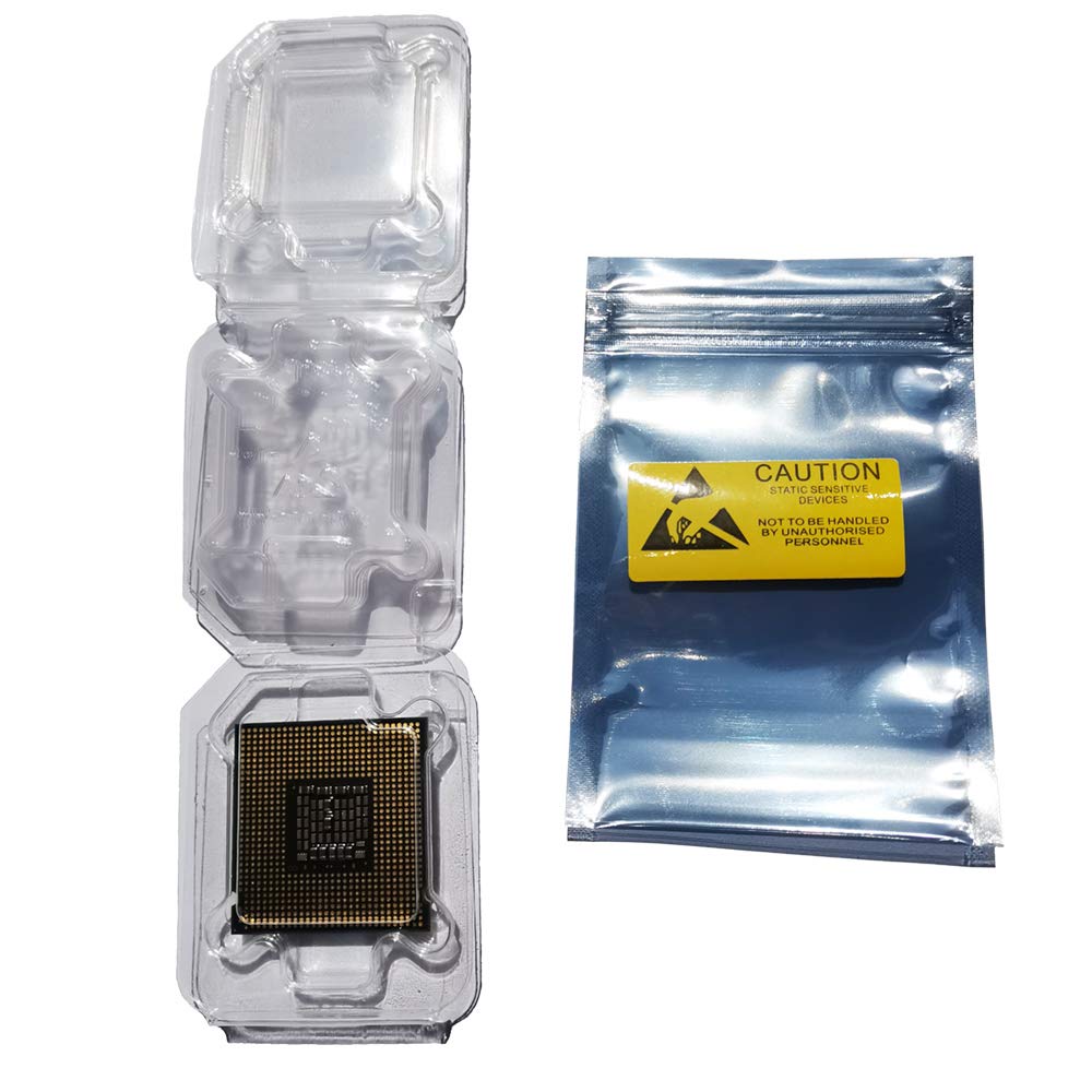 Daarcin Cpu Protective Thicken Plastic Clamshell Case Trays Suitable For Intel 775/1155/1151/1150/1156 With 10Pcs Antistatic Bag