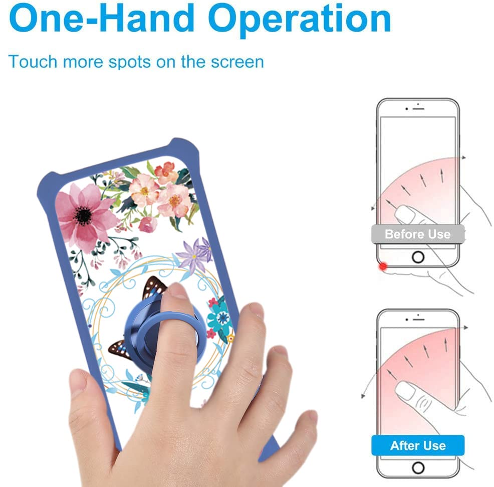 Jioeuinly Blu C5 Max 2022 Case Compatible For Blu Studio X5 Max 2022 Phone Case Cover [With Tempered Glass Screen Protector][Har