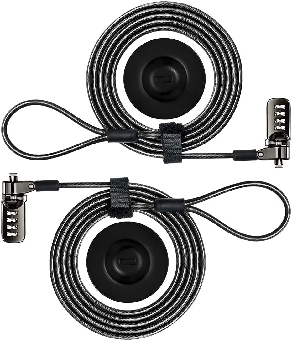 I3C Laptop Cable Lock, 4 Digital Combination Lock, Security Computer Cable Lock, Anti Theft Combination Lock For Ipad Tablet Lap