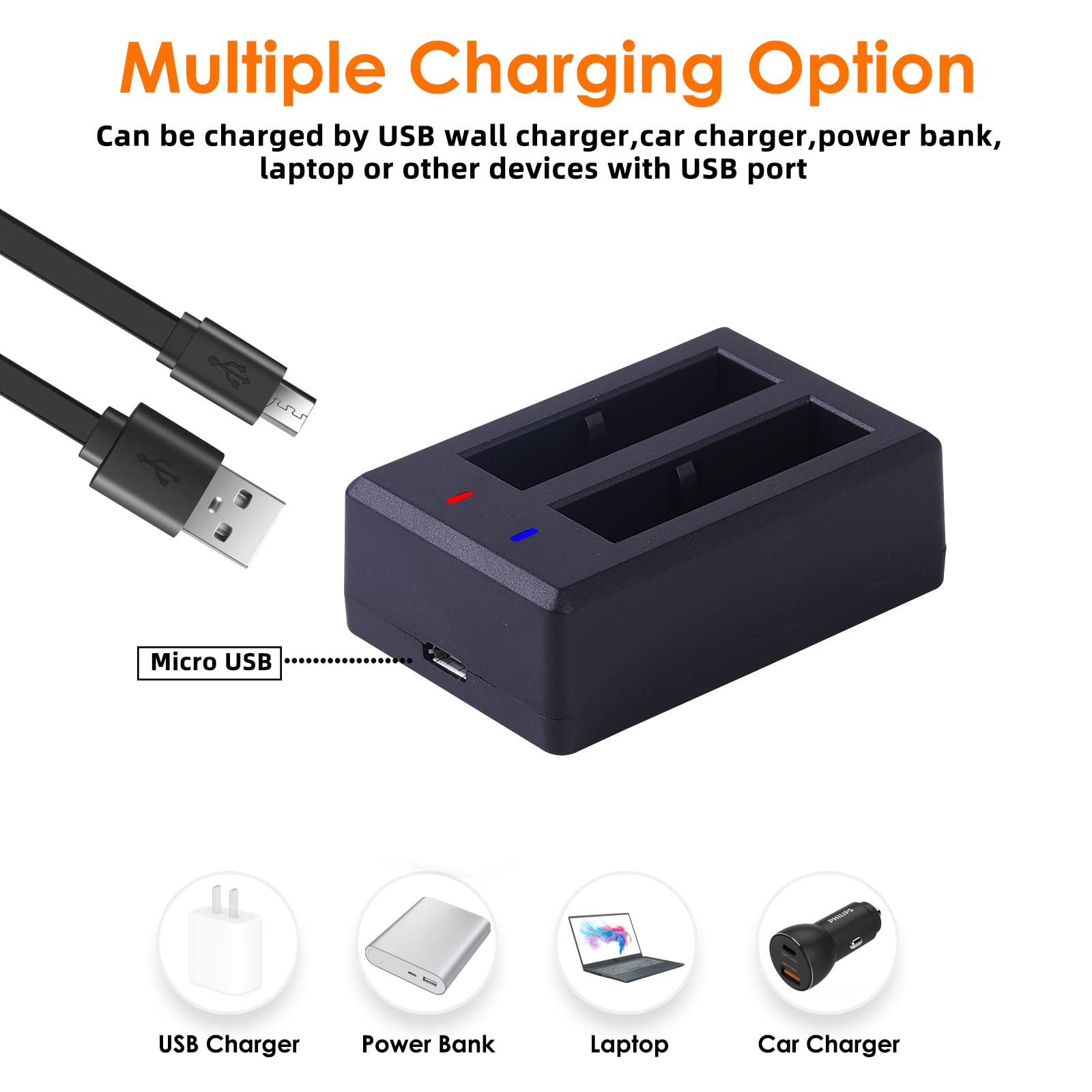 Vemico Np 40 Battery Charger Kits 3 Pack 1500Mah Camcorder Batteries Dual Charger For Video Camera Camcorders Casio Np 40,Kodak