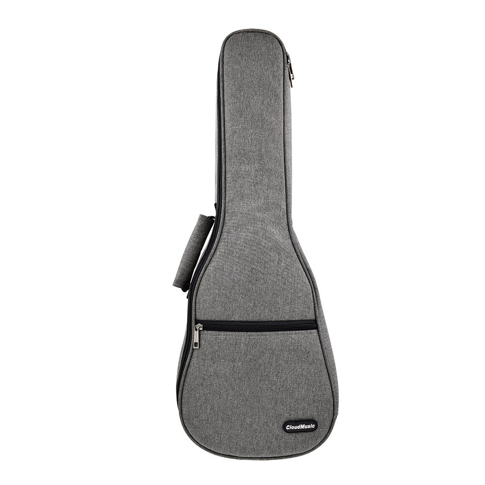 Cloudmusic Ukulele Case Ukulele Backpack Case Concert Ukulele Case Black Blue Grey (Concert, Grey)