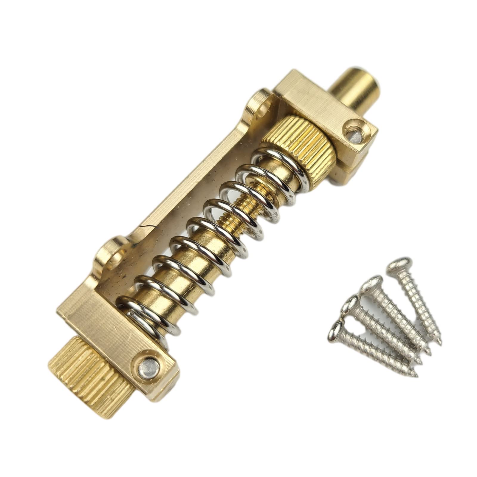 Kaynes Brass Guitar Tremolo Arming Adjuster Tremsetter Set Guitar Bridge Stopper Tremolo Stabilizer Stopper Kit