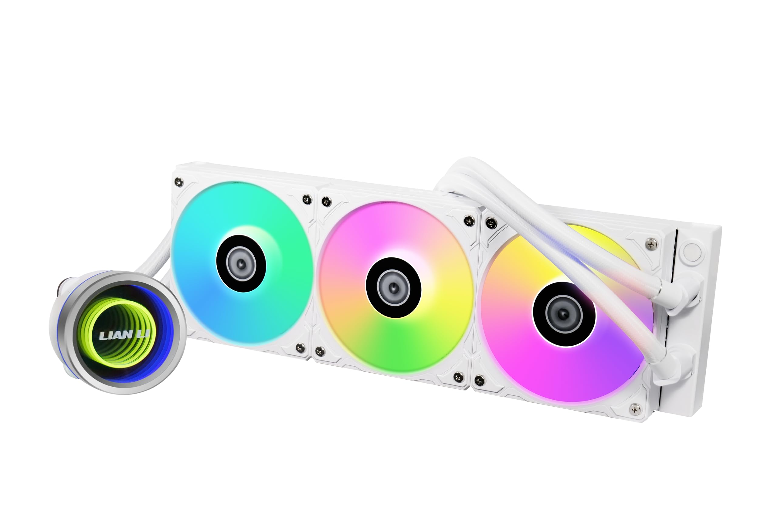 Lian Li GA II Trinity 360MM AIO CPU Liquid Cooler 360mm - Pre- installed ARGB daisy-chainable radiator fans or UNI FAN SL-INF fa