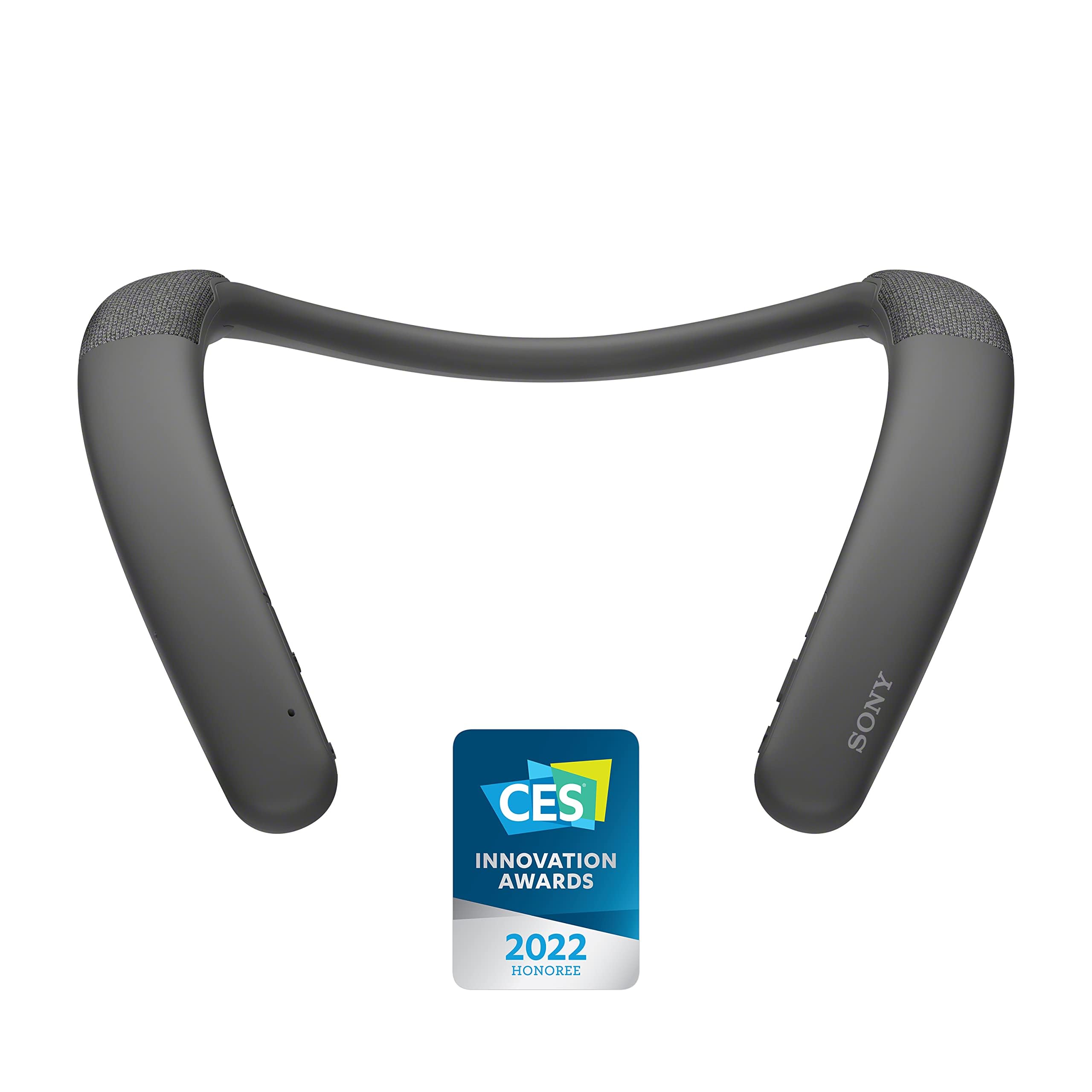 Sony SRS NB10 Wireless Neckband Bluetooth Speaker Comfortable and Lightweight with Technology to Work from Home, Built in mic, 20 Hours of Battery Life, and IPX4 Splash Resistant  Charcoal Gray