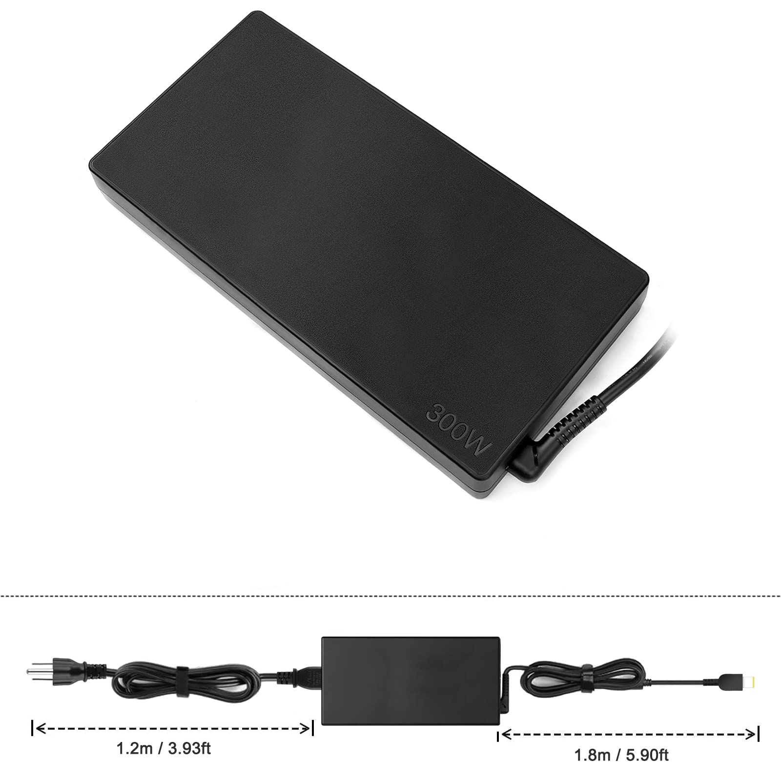 Oem 300W Legion Charger For Lenovo Slim 300W Ac Adapter Gx21F23045 Lenovo Legion 9I 7 7I 5I 5 Pro Ryzen 9 Rtx 4060 4070 4080 4090 3050 Ti Power Cord Adl300Sdc3A