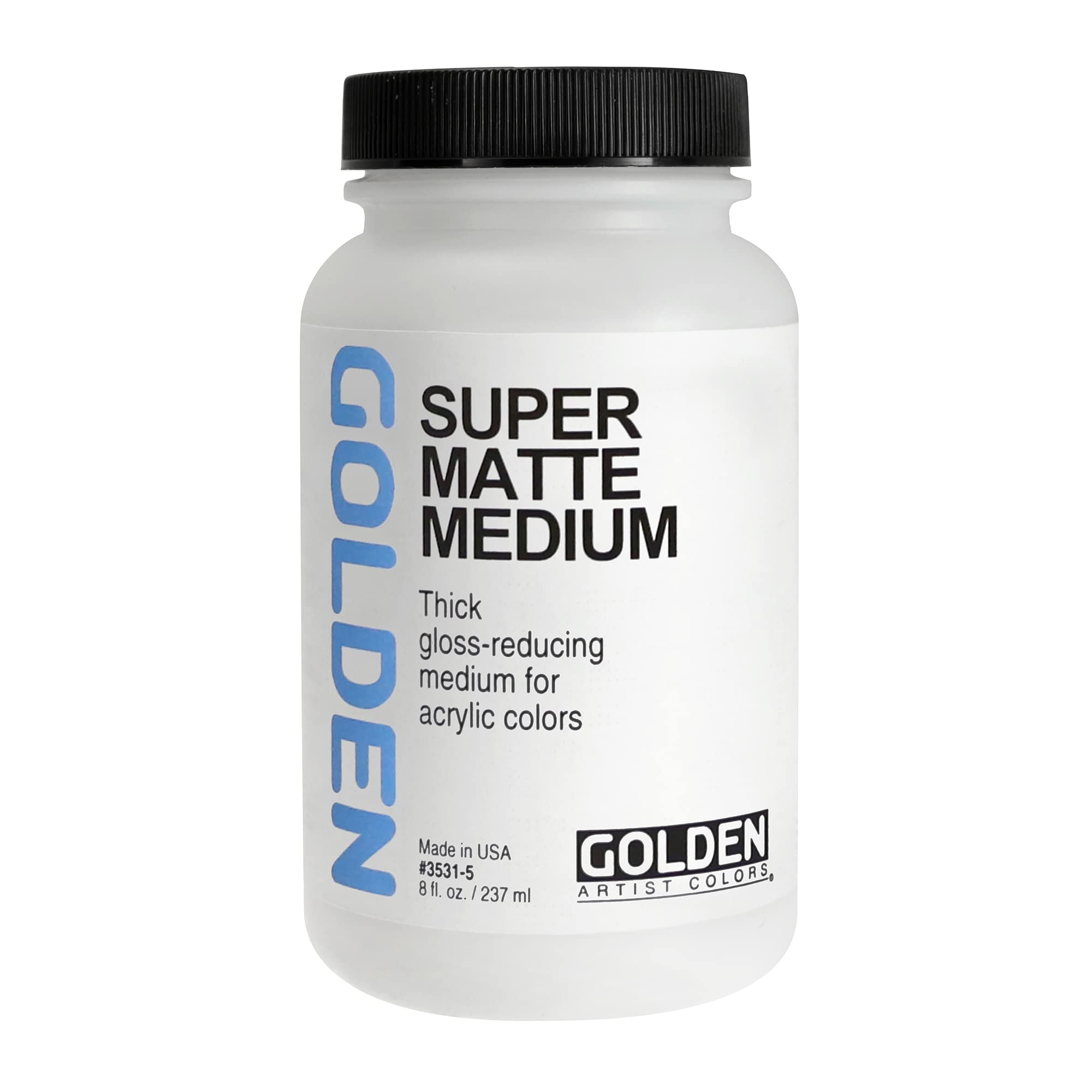 Golden Acrylic Super Loaded Matte Medium   8 Oz Jar